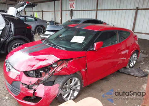 2016 Hyundai Veloster из США, поврежденный, VIN KMHTC6AD1GU272922